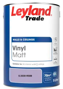 Leyland Trade Vinyl Matt Walls & Ceilings Emulsion Paint (S 2030-R50B) 5L