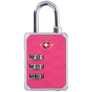 Dunlop TSA Lock 3 Digit Combination Padlock - 31 x 63 x 14 mm