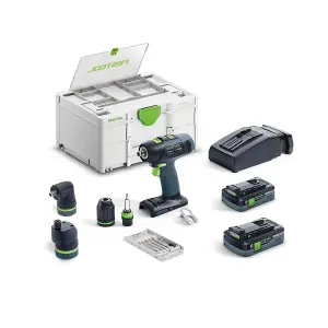 Festool Cordless drill T 18+3 HPC 4,0 I-Set