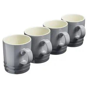 Coffee Cups Mugs Set of 4 Cups Stoneware 350ml