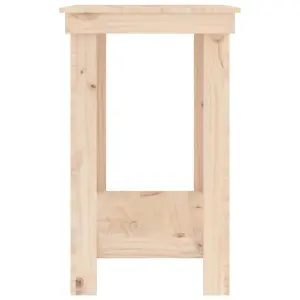 Berkfield Work Bench 80x50x80 cm Solid Wood Pine