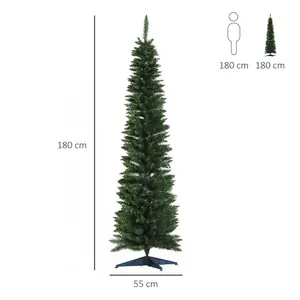 Green Spruce Artificial Christmas Tree 6' H