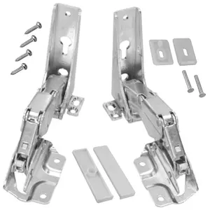 SPARES2GO Integrated Door Hinge Pair compatible with Ikea Fridge Freezer 3362 3363 5.0 41,5