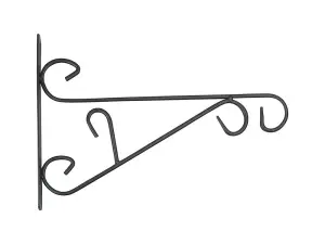 Curved Design Hanging Basket Bracket - 12"