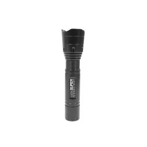 Industex Super Flashlight LED Torch w/ Zoom Function Camping Outdoor Accessory