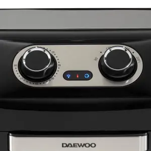 Daewoo 12 Litre Air Fryer Rotisserie Oven Black SDA2488GE