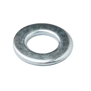 Diall M8 Carbon steel Medium Flat Washer, (Dia)8mm, Pack of 20