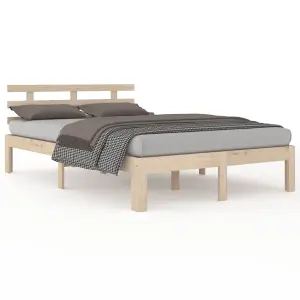 Berkfield Bed Frame Solid Wood 150x200 cm King Size