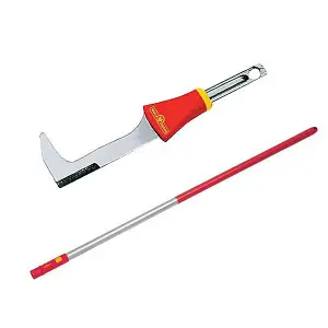 Wolf Garten Aluminium Handle 120cm ZMI12 Multi Change & FKM Garden Patio Scraper