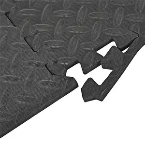 PhysioRoom Interlocking Shock Absorbing Foam Puzzle Floor Gym Mat - 6 Pieces