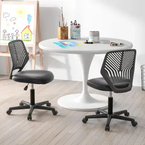 COSTWAY Kids Mesh Computer Chair Ergonomic Desk Chair