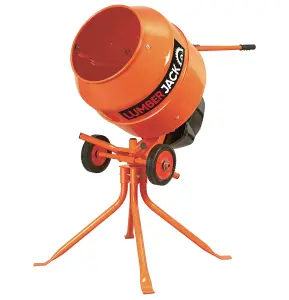 Lumberjack Electric Powered Cement Mixer 135 Litre Capacity with a 550W Motor