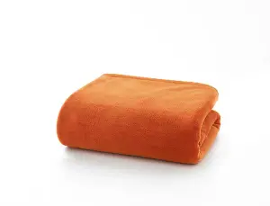 SuperSoft Warm Snuggle Throw 140x180cm Rust