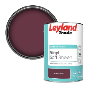 Leyland Trade Vinyl Soft Sheen Walls & Ceilings Emulsion Paint (S 5040-R20B) - 5L