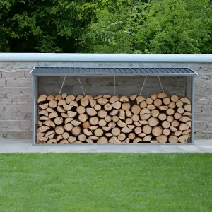 11 x 3ft Outdoor Garden Firewood Shed Storage Shed