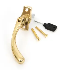 From The Anvil Polished Brass Peardrop Espag - RH