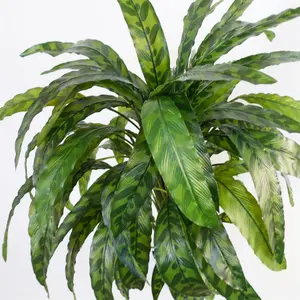 90cm Artificial Calathea Plant Variegated