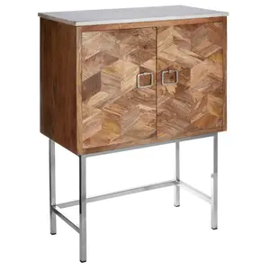 Interiors by Premier Nirav Geometric Design Cabinet, Delivered Fully Assmbled