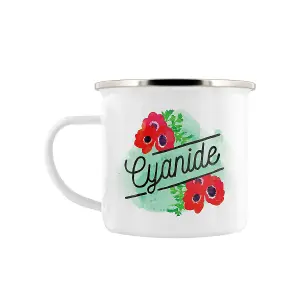 Deadly ox Cyanide Enamel Mug White (One Size)