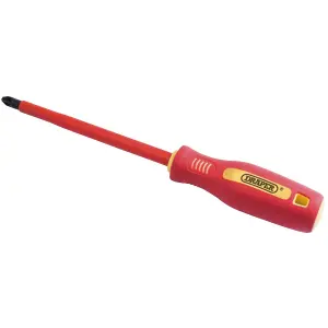 Draper Fully Insulated Soft Grip PZ TYPE Screwdriver, No.3 x 250mm 46535