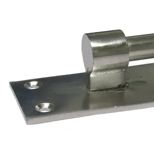 Hook and Band Gate Hinges Stainless Steel 18" (Cranked Door Shed Pair)