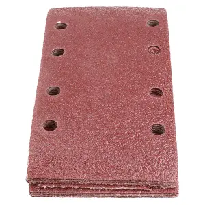 Hook/Loop 1/3 Sheet Sanding Sander Sandpaper Pads 50 Pack 40 Grit