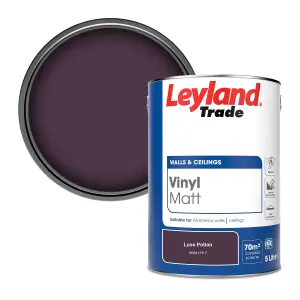 Leyland Trade Vinyl Matt Walls & Ceilings Emulsion Paint Love Potion (PPG1179-7) 5L