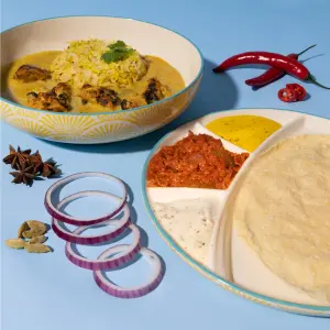 Typhoon World Foods Multi-Cuisine Bowl & Divider Plate