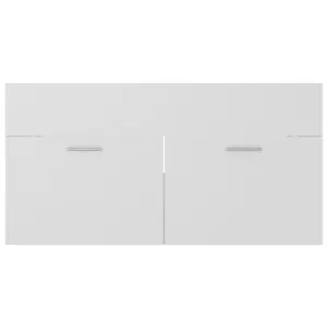 Berkfield Sink Cabinet White 90x38.5x46 cm Engineered Wood