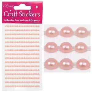 Oaktree Eleganza Pearl Stickers Pearl Pink (One Size)