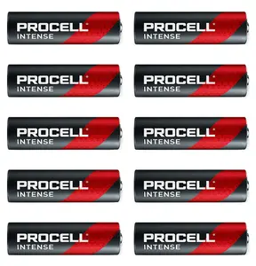 Procell MN1500INT/10 Intense Batteries 1.5V AA (LR6) PX1500 (Pack of 10)