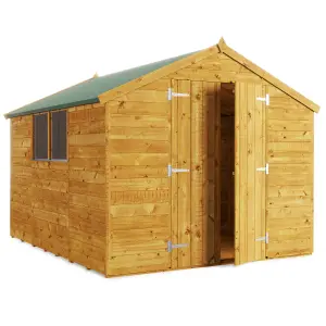 BillyOh Master Tongue and Groove Apex Wooden Shed - 10x8 - Windowed