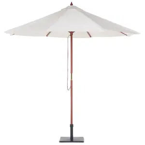 Garden Parasol 2.7 m Light Beige TOSCANA