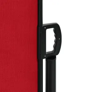 Retractable Side Awning Red / 140" H x 1000" W