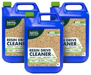 3 x 5L Jarder Resin Driveway Cleaner - Eliminates Moss, Algae and Mould - No Bleach or Acid