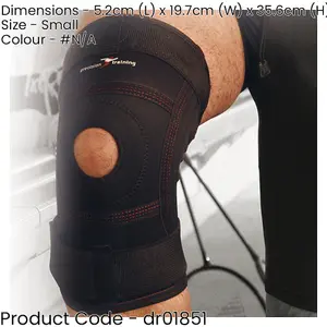 SMALL Neoprene Knee Support Stabilizer - Compression Strap Moderate Instability