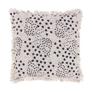 Yard Hara Ink Woven effect Indoor Cushion, (L)50cm x (W)50cm