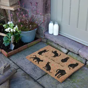 Life Is Better With Cats Doormat (60 x 40cm)