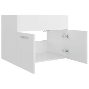 Berkfield Sink Cabinet White 60x38.5x46 cm Engineered Wood