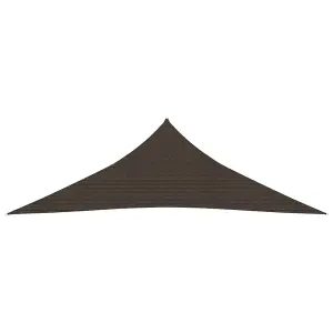 Berkfield Sunshade Sail 160 g/m2 Brown 4x4x5.8 m HDPE