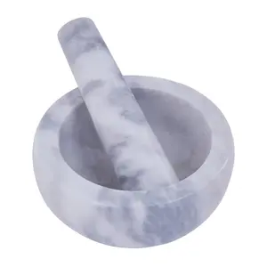 Interiors by Premier Salerno Grey Mortar And Pestle 200ml