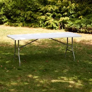 Hartleys 6ft White Folding Table