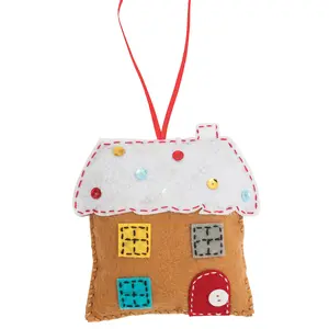 Felt Decoration Kit: Christmas: Gingerbread House