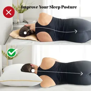 Brightr Nox Soft Down Alternative Neck Pain & Side Sleeper Pillow