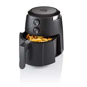 Swan Stealth Manual Air Fryer Black