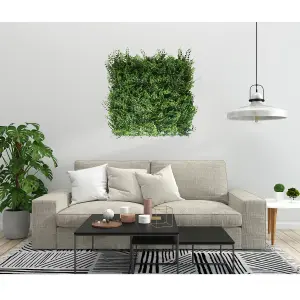 Artificial Plant Flower Living Wall Panels Realistic - Fern - Indoor / Outdoor - 1m x 1m - Home, Garden, Office