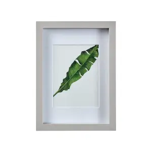 Matt Grey Pine effect Plain Single Picture frame (H)29.7cm x (W)21cm