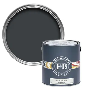 Farrow & Ball Dead Flat Mixed Colour 57 Off Black 2.5 Litre