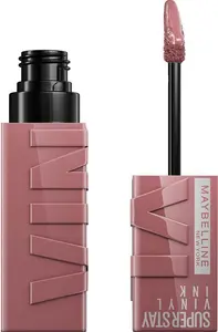 Maybelline New York Lip Colour, Smudge-Free, Long Lasting Up To 16H, Liquid Lipstick, Shine Finish, Superstay Vinyl Ink, 110 Awestruck