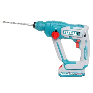 Total Li-Ion 20V Rotary Hammer (with Battery & Charger) - TRHLI201681E